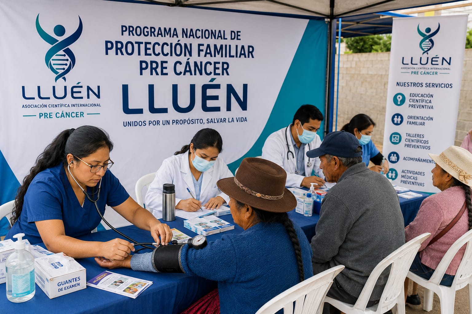 Campañas médicas preventivas comunitarias — Asociación LLUÉN